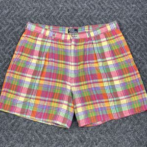 Vintage Polo Ralph Lauren Shorts Men’s 38 Plaid Colorful Summer